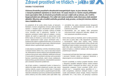 Provoz školy: Zdravé prostředí ve třídách – jak na to?